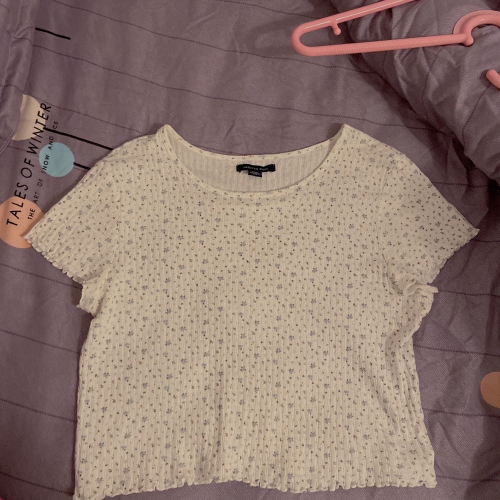 floral crop top